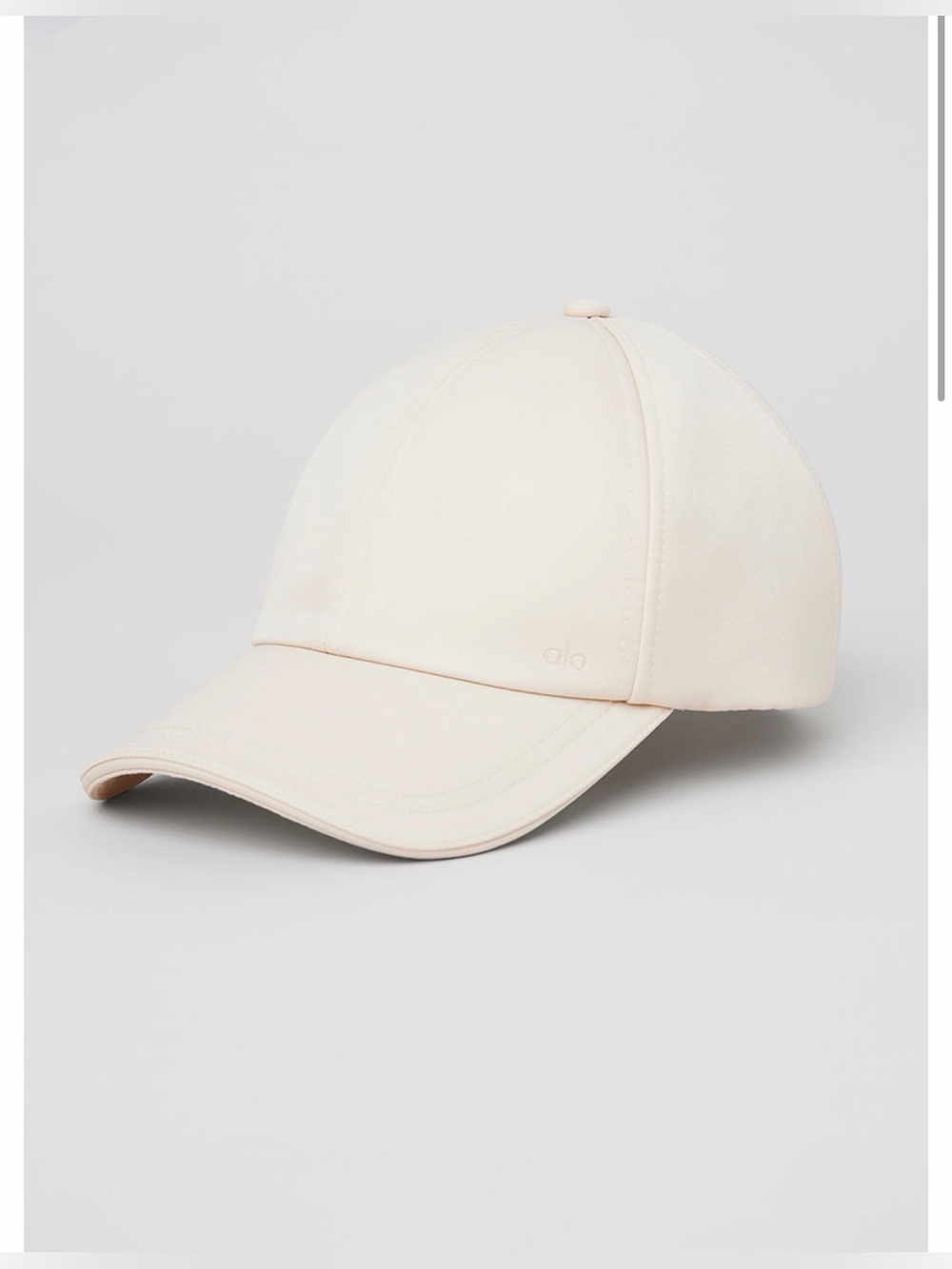 Alo yoga satin off duty cap crème one size new in bag - Picture 2 of 5